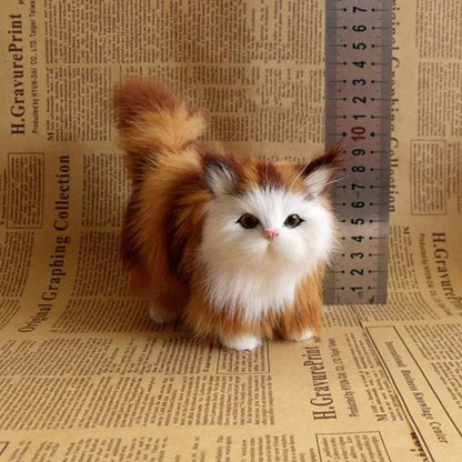 Cute Simulation Cat Plush Toy
