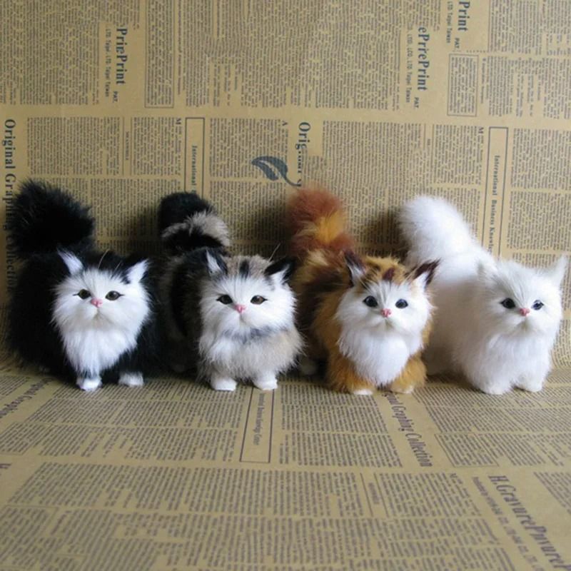 Cute Simulation Cat Plush Toy