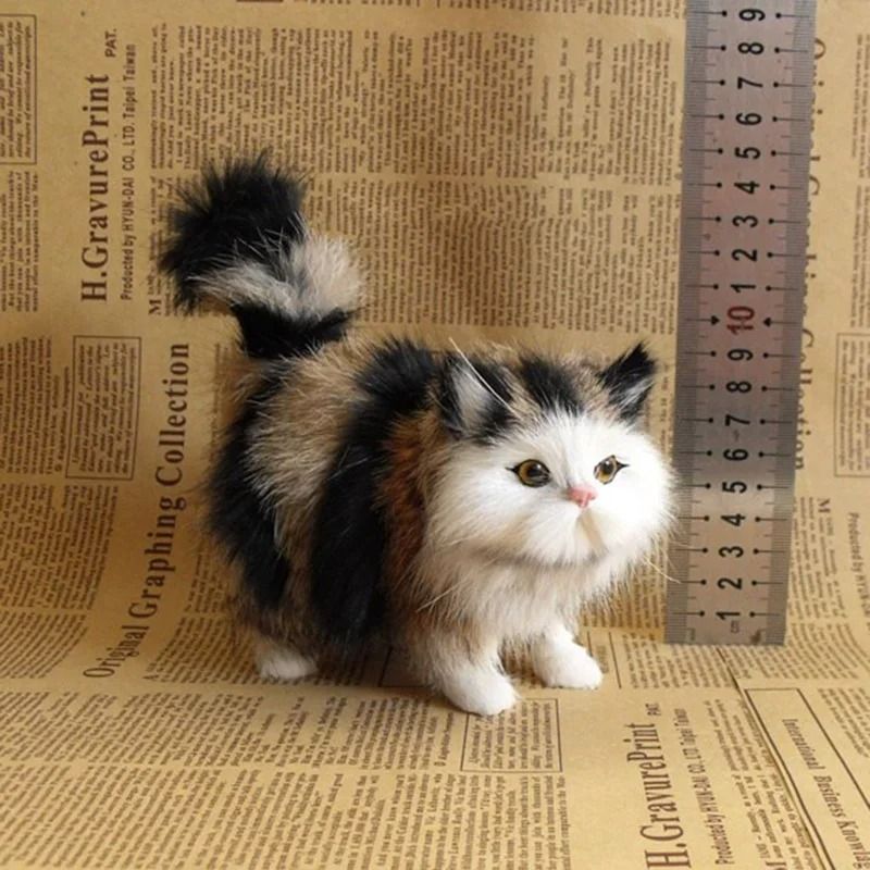 Cute Simulation Cat Plush Toy