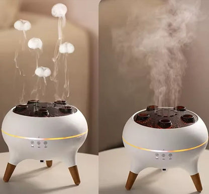 Dynamic Jellyfish Humidifier with Essential Oil Diffuser & 7 Color LED Night Light