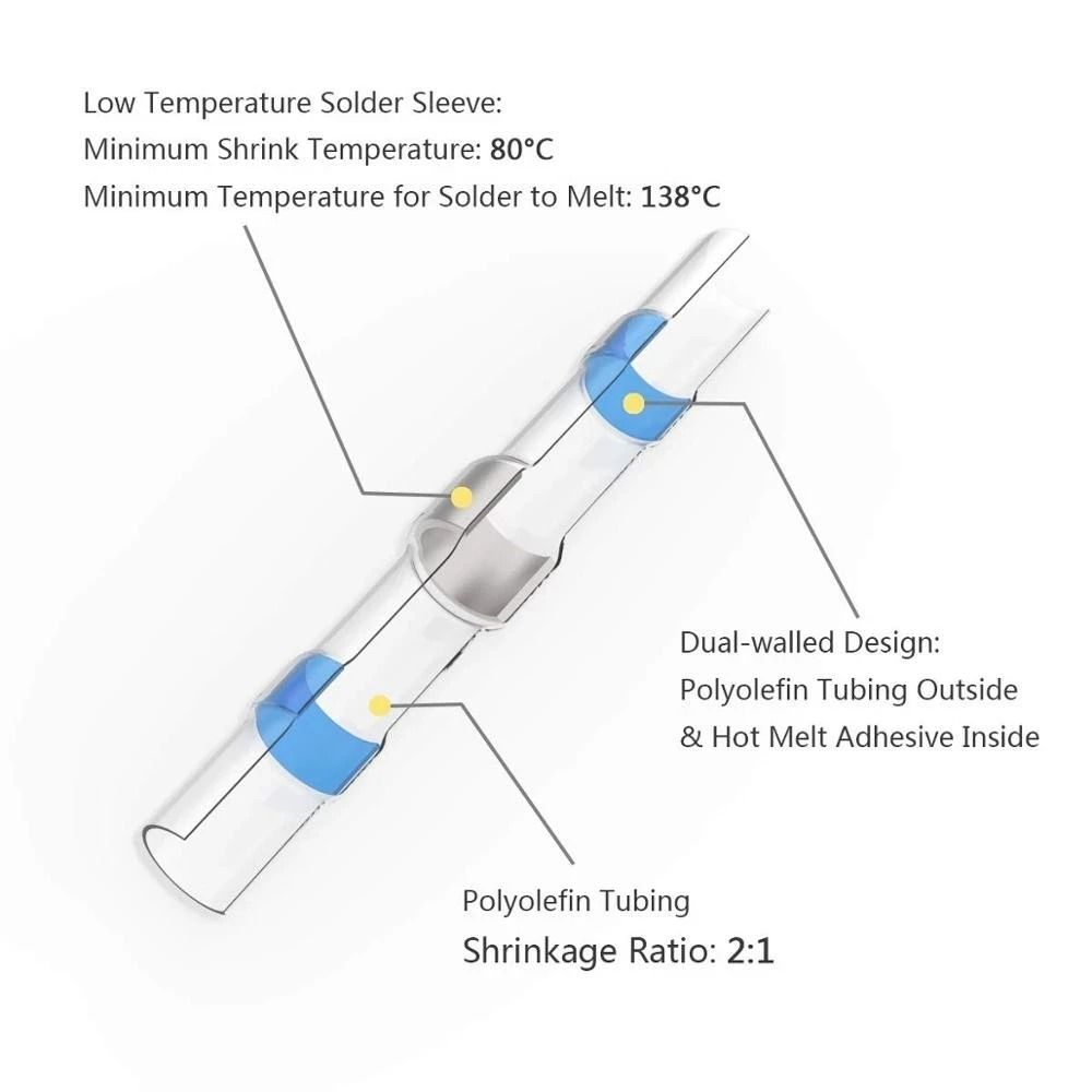 Waterproof Solder Seal Heat Shrink Wire Connectors
