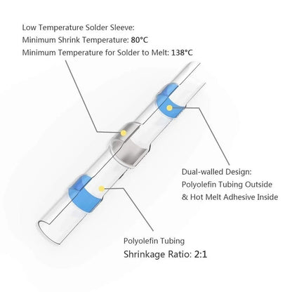 Waterproof Solder Seal Heat Shrink Wire Connectors