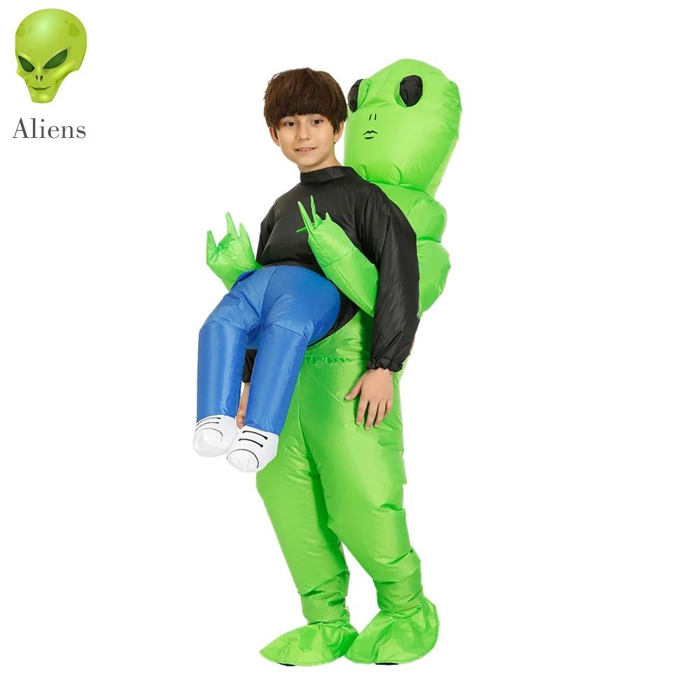 Inflatable Alien Abduction Costume Funny Halloween Cosplay Outfit