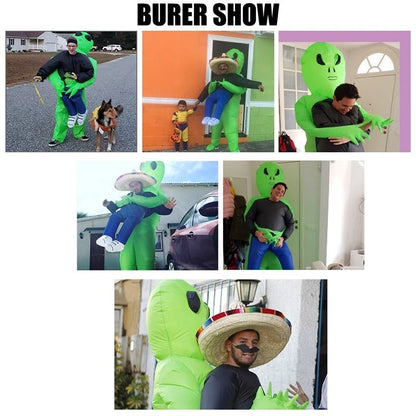 Inflatable Alien Abduction Costume Funny Halloween Cosplay Outfit