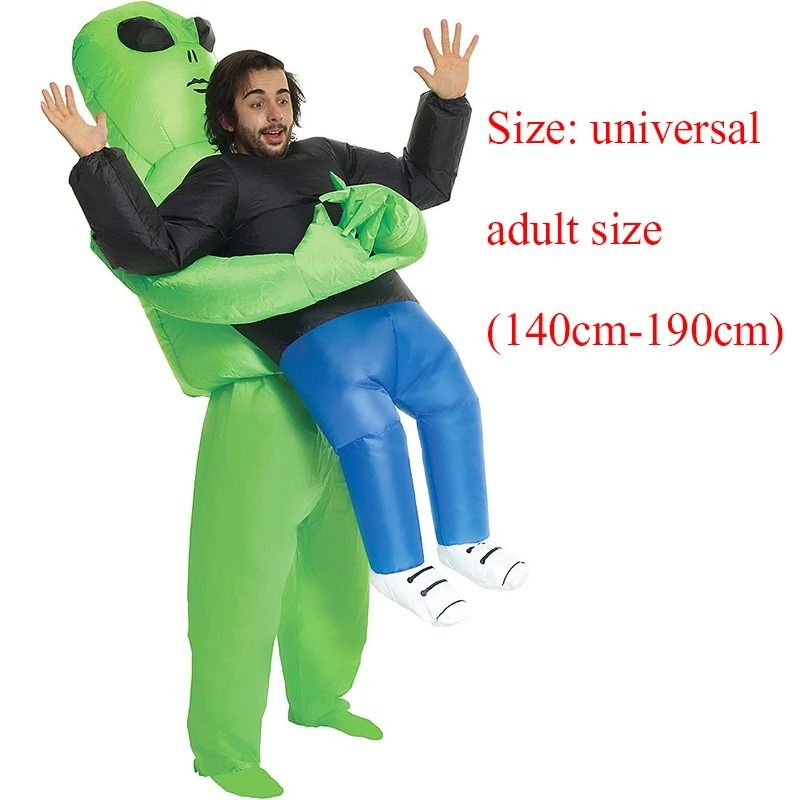 Inflatable Alien Abduction Costume Funny Halloween Cosplay Outfit