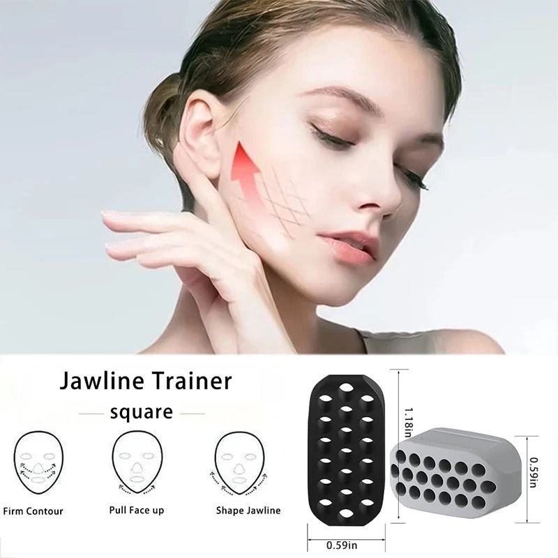 Silicone Jawline Trainer & Facial Beauty Fitness Tool