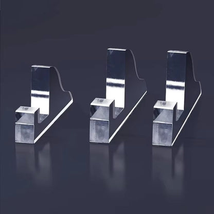 Transparent Acrylic Photo Frame Stand Set of 2 for Desktop and Display
