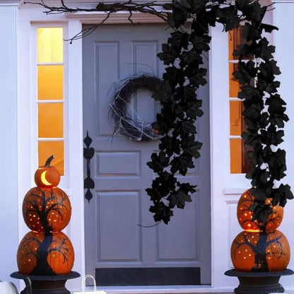 Autumn Maple Leaf Vine Garland for Halloween and Thanksgiving Decor