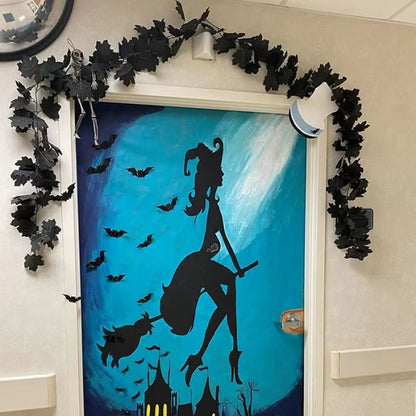 Autumn Maple Leaf Vine Garland for Halloween and Thanksgiving Decor