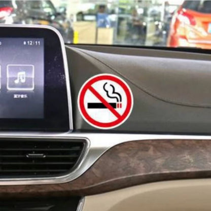No Smoking Sign Sticker Set for Indoor and Outdoor Use