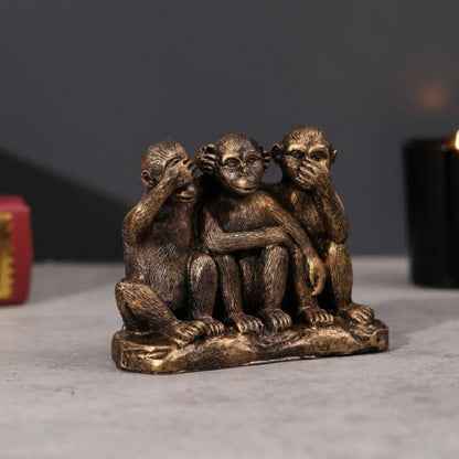 Home Decoration Items, Creative Three-not Monkey Resin Craft, Festival Birthday Gifts, Decorative Items