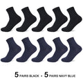 5 black 5 navy blue
