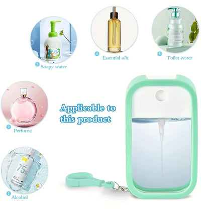 45ml Refillable Travel Perfume Spray Bottle with Silicone Case