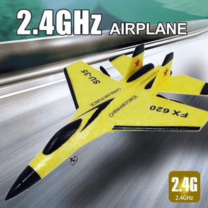RC Plane 2.4G Remote Control Fighter Jet High Speed Flying Toy