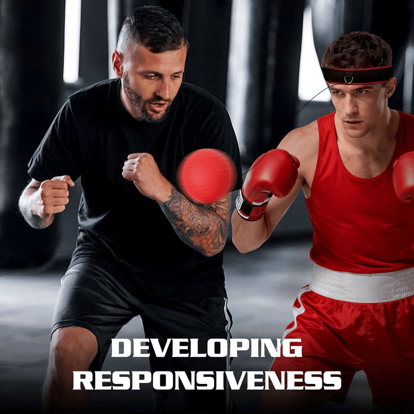 Boxing Reflex Ball Headband