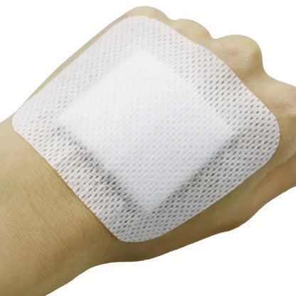 10pcs Sterile Waterproof Breathable Dressings – High-Absorption Adhesive Plasters