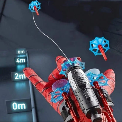 Red & Blue Spider Web Shooter Glove Wrist web shooter toy for Superhero Cosplay, Parties & Gifts