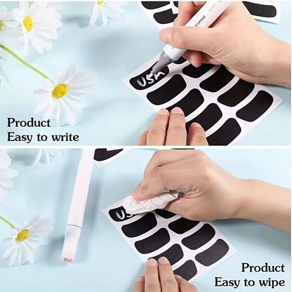 Waterproof Eye Black Stickers for Game Day Self-Adhesive Sports Face Strips (Erasable)