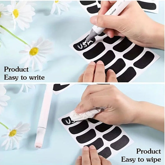 Waterproof Eye Black Stickers for Game Day Self-Adhesive Sports Face Strips (Erasable)