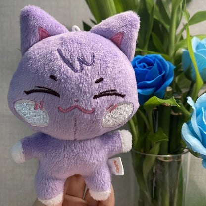 Aniteez Plush Doll & ATEEZ Plush Keychain - Kawaii Stuffed Animal Room Decor Collectible