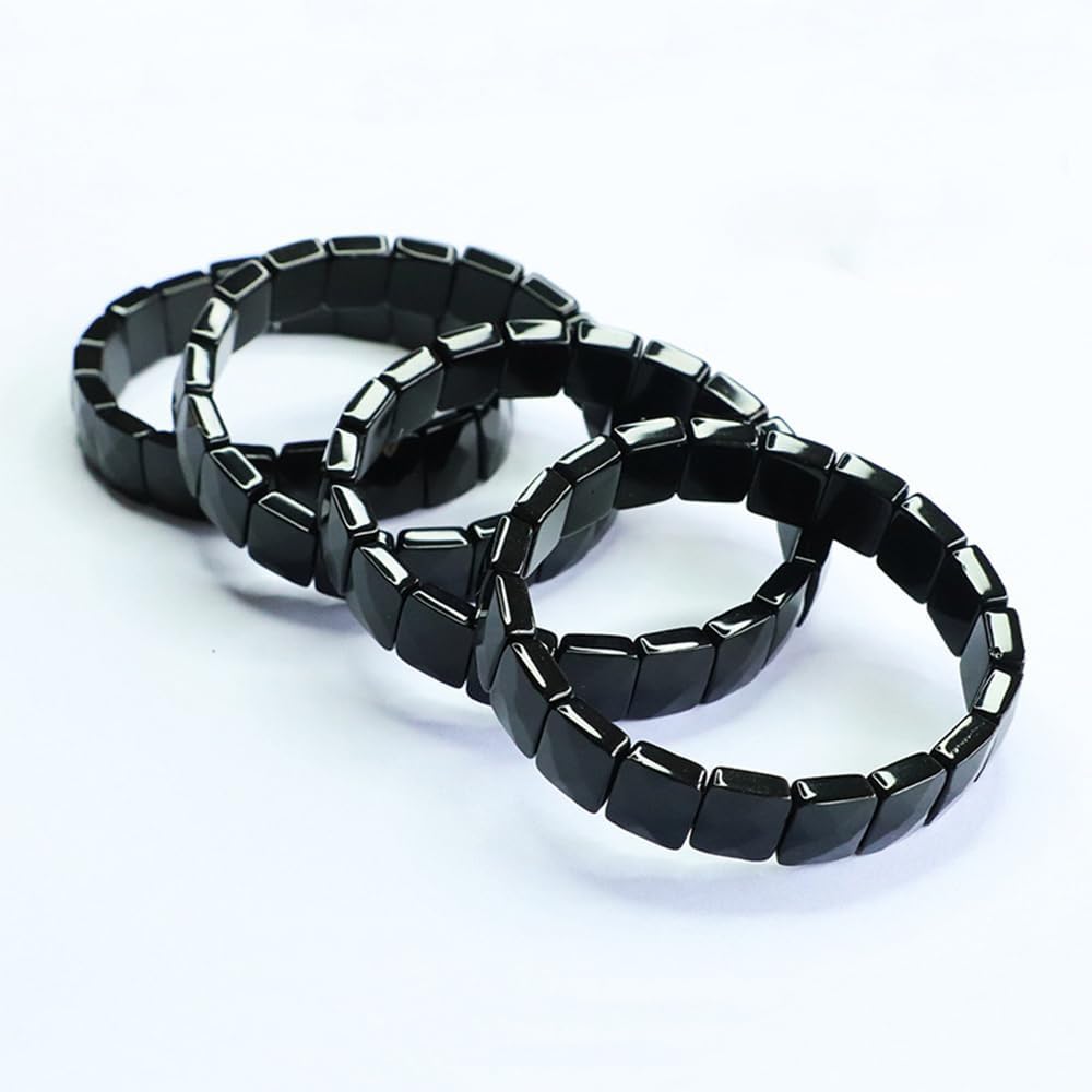 Hematite Bracelet for Men, Restore Confidence and Mental Clarity, Support T-Levels