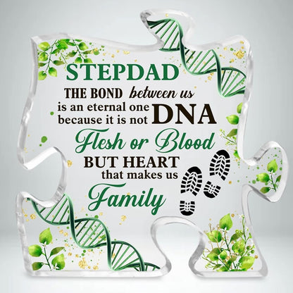 Clear Desk Decorative Sign, StepDad Gifts from Daughter Son, Gifts for Fathers Day