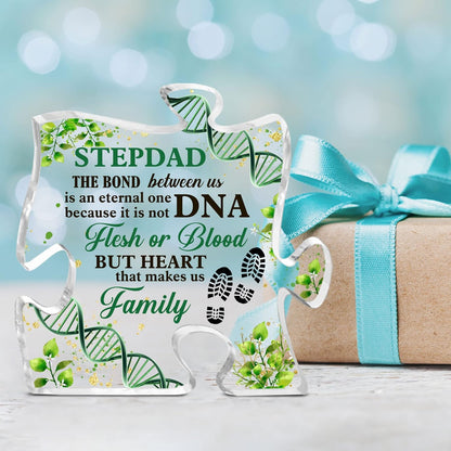 Clear Desk Decorative Sign, StepDad Gifts from Daughter Son, Gifts for Fathers Day