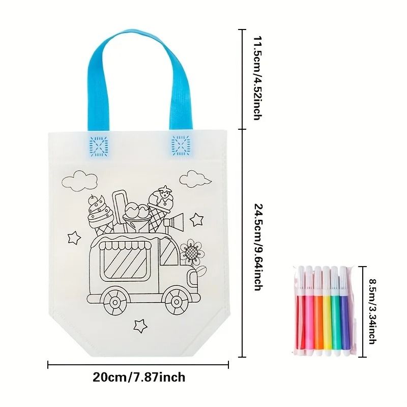 DIY Graffiti Party Gift Bag and Marker Set (28 Pieces)