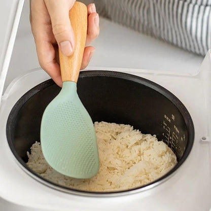 Premium Non-Stick Silicone Rice Spoon – Durable Anti-Scalding Kitchen Gadget