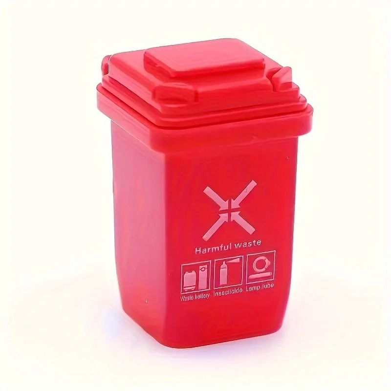 5 Piece Mini Garbage Sorting Trash Can Set