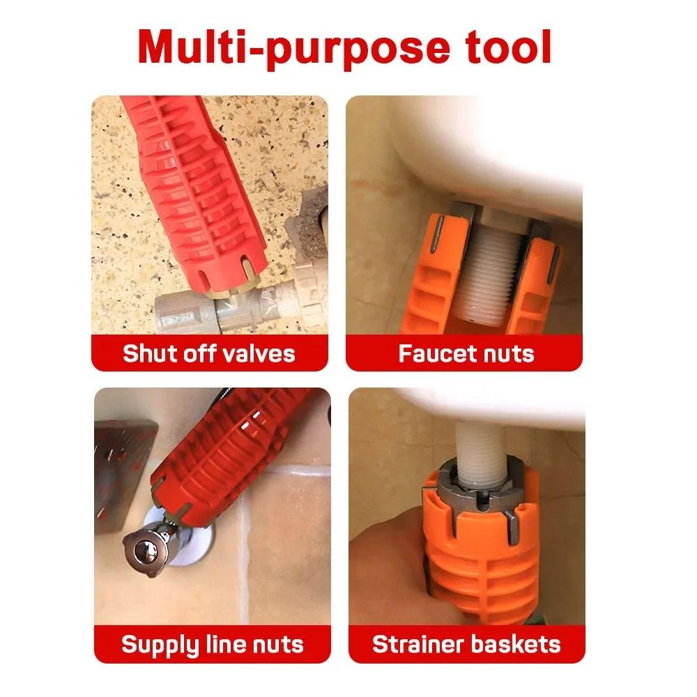 14 In 1 Faucet Sink Wrench Plumbing Repair and Installation Tool Kit