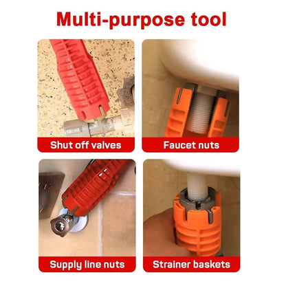 14 In 1 Faucet Sink Wrench Plumbing Repair and Installation Tool Kit