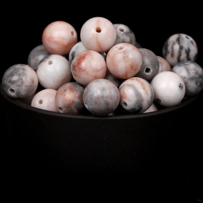 Natural Stone Beads Strand for Jewelry Making – Round Gemstone Beads (Tiger Eye, Amazonite & More) in Multiple Sizes