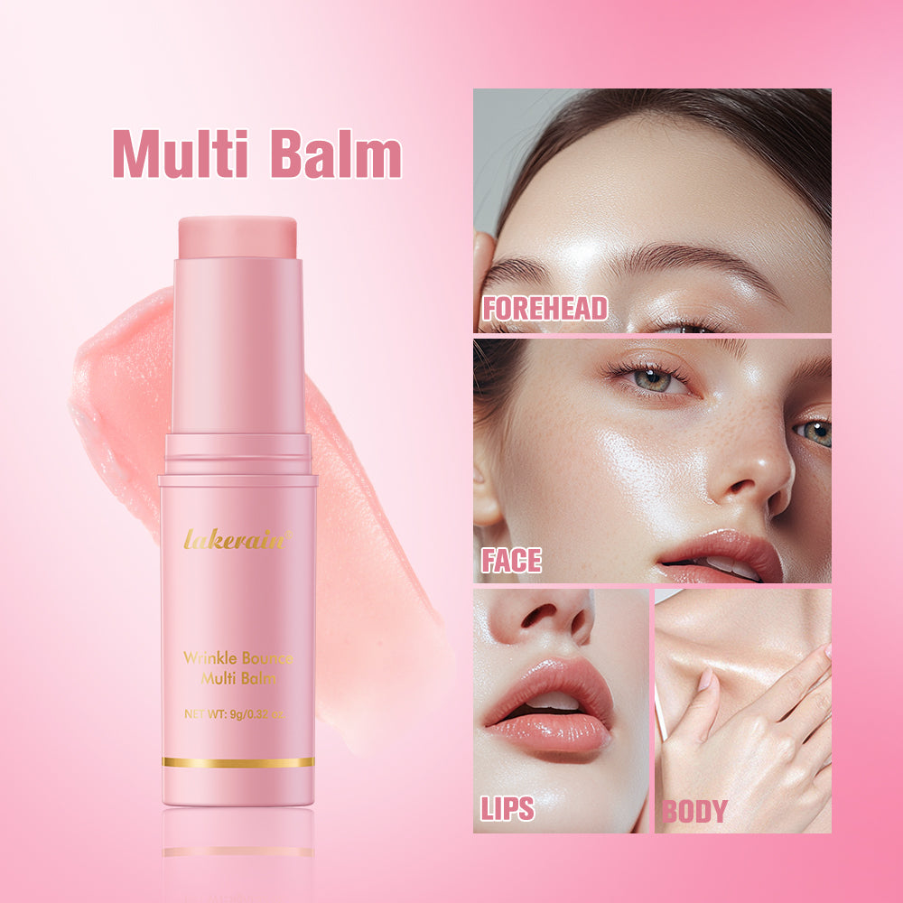 Korean Multi Balm Stick, Moisturizing Wrinkle Bounce Balm, Collagen Multi Cream for Dull Skin