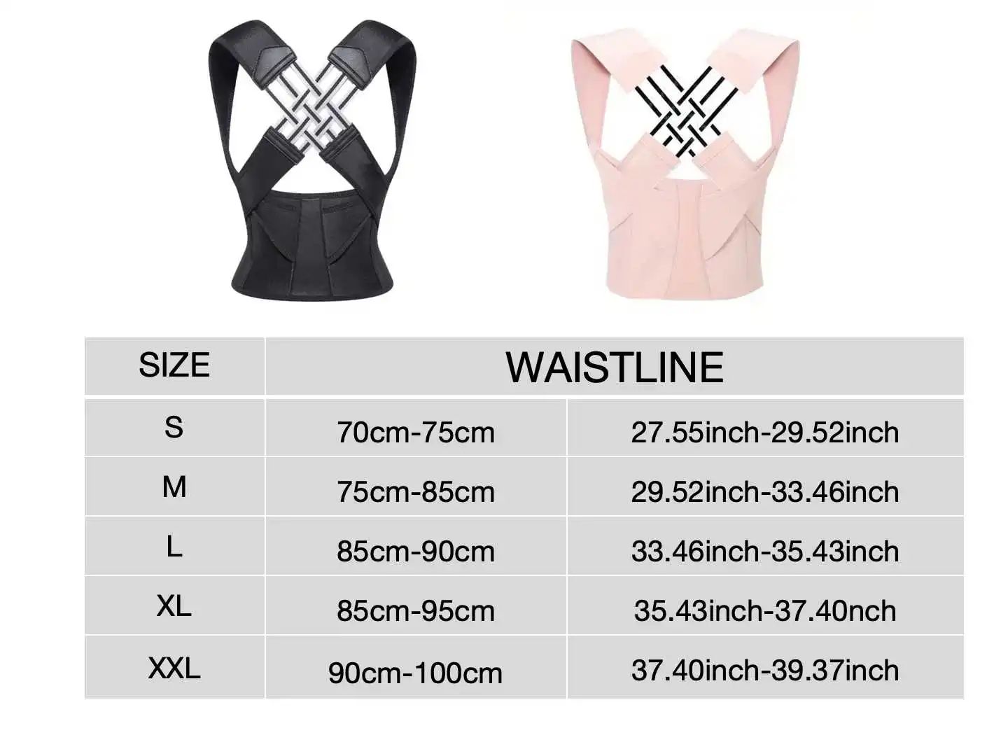 Posture Corrector for Women & Men, Adjustable Shoulder Brace for Upper/Middle Back Pain Relief & Spine Alignment