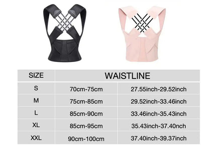 Posture Corrector for Women & Men, Adjustable Shoulder Brace for Upper/Middle Back Pain Relief & Spine Alignment
