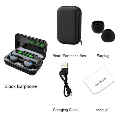 F9 Wireless Bluetooth Earbuds With Display