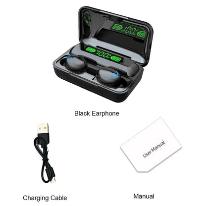 F9 Wireless Bluetooth Earbuds With Display