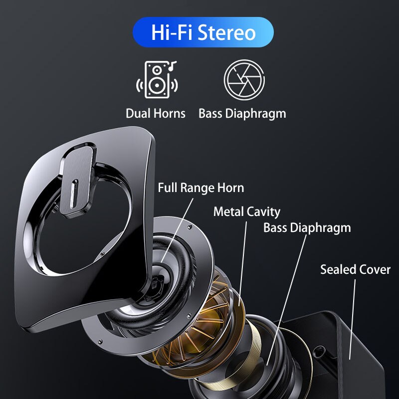 Computer Speakers for PC, HIFI Stereo Sound Box with LED Light, USB Wired Microphone for Desktop Computers