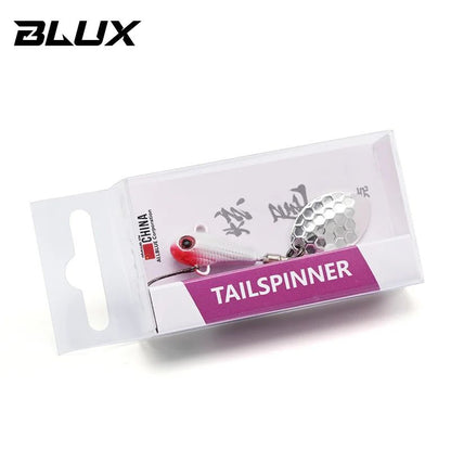 BLUX Spintail Jig Tail Spinner Lure, Long-Cast Metal Vibe with Copper Blade (4.5g/7g/11g)