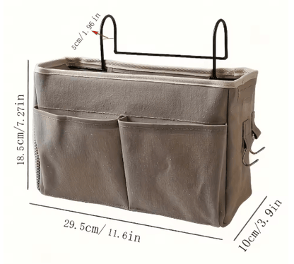 Minimalist Bedhead Storage Rack and Wall Mounted Bedside Basket
