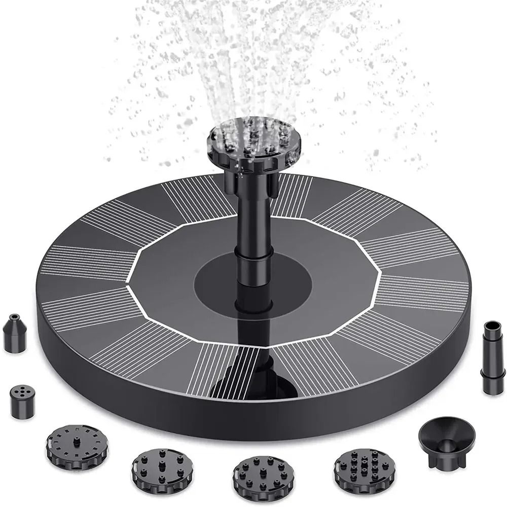 Solar-Powered Floating Fountain – Eco-Friendly Water Feature for Bird Baths & Ponds