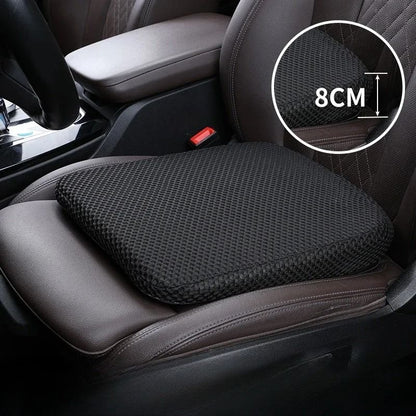 Thickened Memory Foam Car Seat Height Pad – Beveled Ergonomic Leveling Cushion