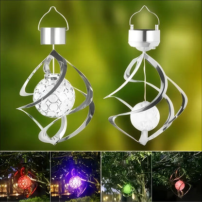Solar Wind Chime Pendant Light Outdoor Garden Decorative Solar Light