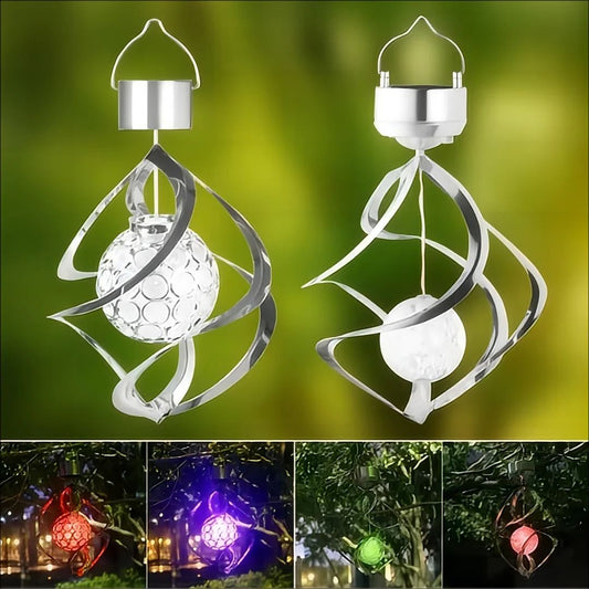 Solar Wind Chime Pendant Light Outdoor Garden Decorative Solar Light
