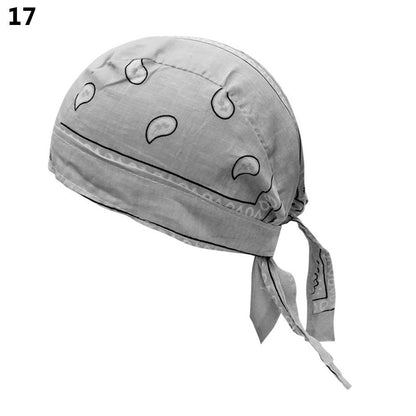 Adjustable Chemo Cap for Men Women, Quick Dry Pirate Hat, Outdoor Sport Bandana Cycling Headscarf