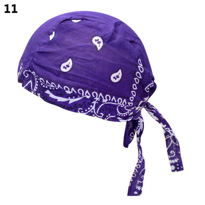 Adjustable Chemo Cap for Men Women, Quick Dry Pirate Hat, Outdoor Sport Bandana Cycling Headscarf