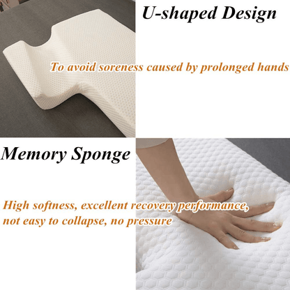 Memory Foam Pillow for Side Sleepers, Anti Pressure Arm Rest Pillow with Slow Rebound for Ultimate Comfort