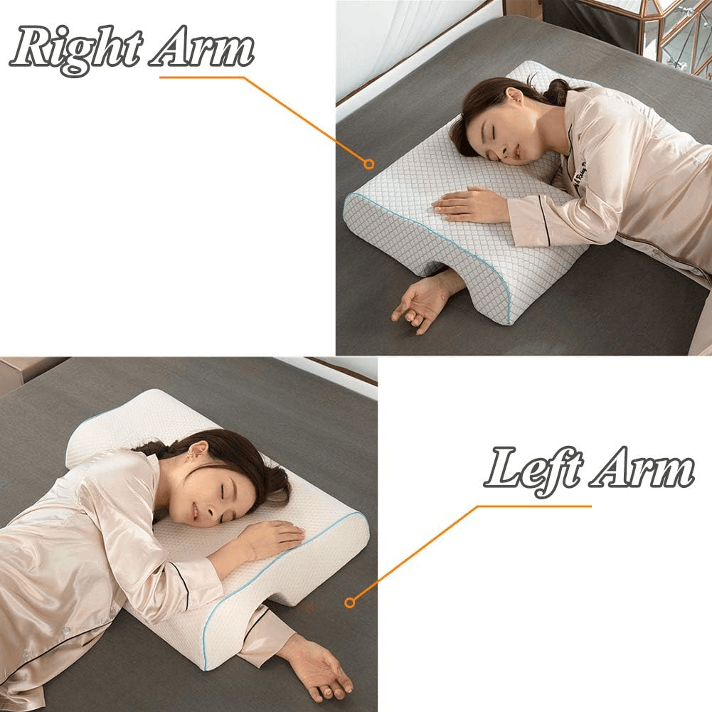 Memory Foam Pillow for Side Sleepers, Anti Pressure Arm Rest Pillow with Slow Rebound for Ultimate Comfort