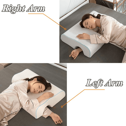 Memory Foam Pillow for Side Sleepers, Anti Pressure Arm Rest Pillow with Slow Rebound for Ultimate Comfort